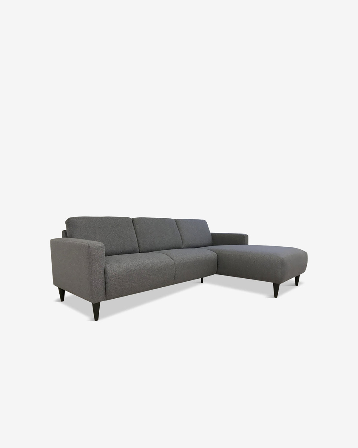 Modu byggesofa m. chaiselong, grå