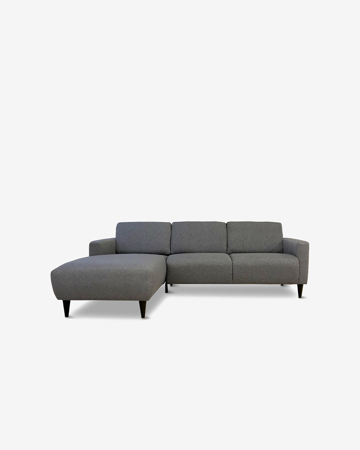 Modu byggesofa m. chaiselong, grå