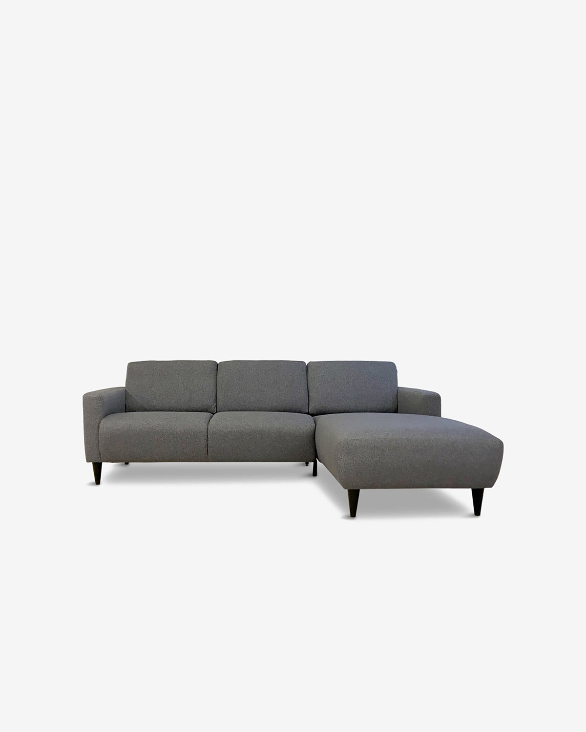Modu byggesofa m. chaiselong, grå