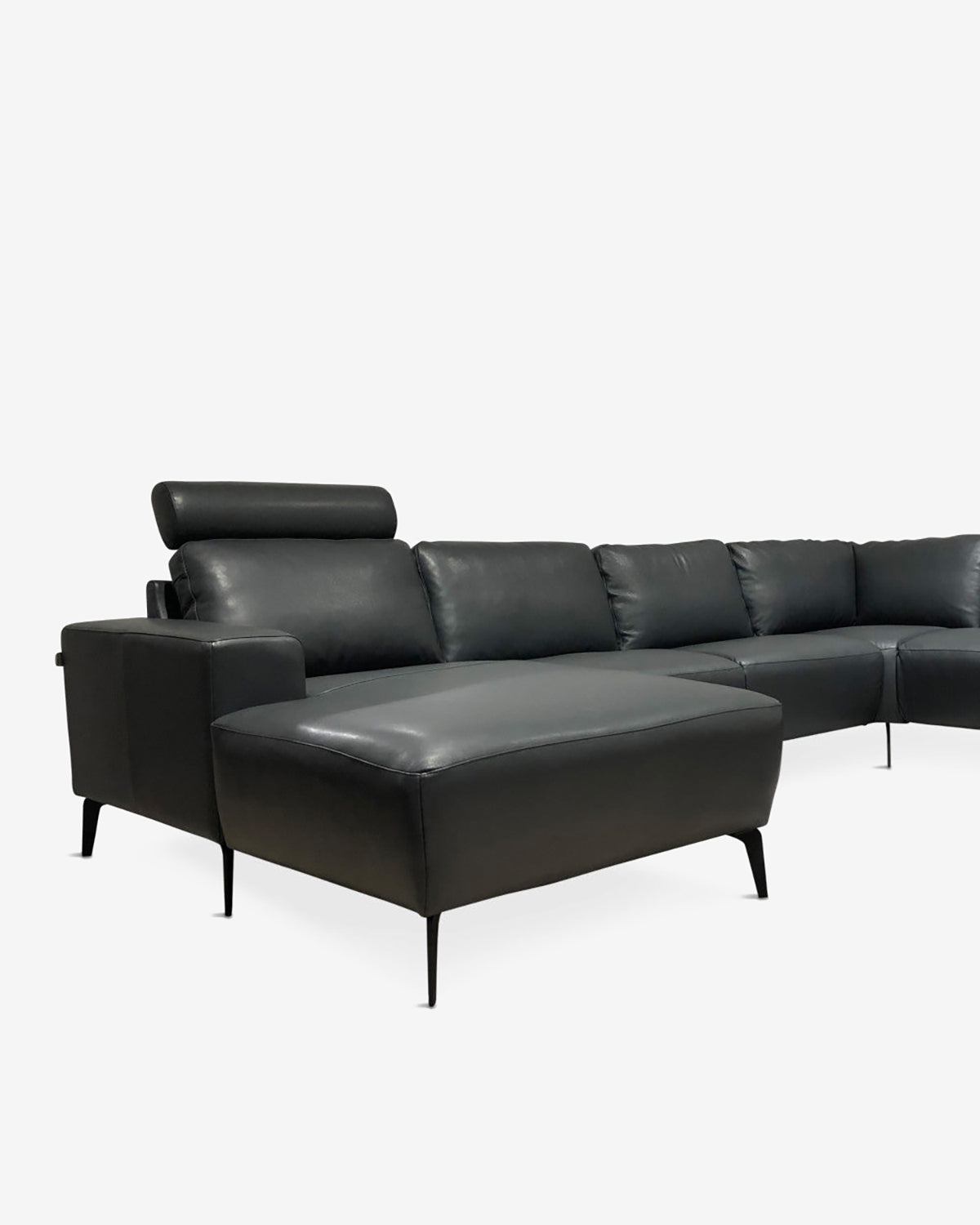 Modu byggesofa, antracite læder