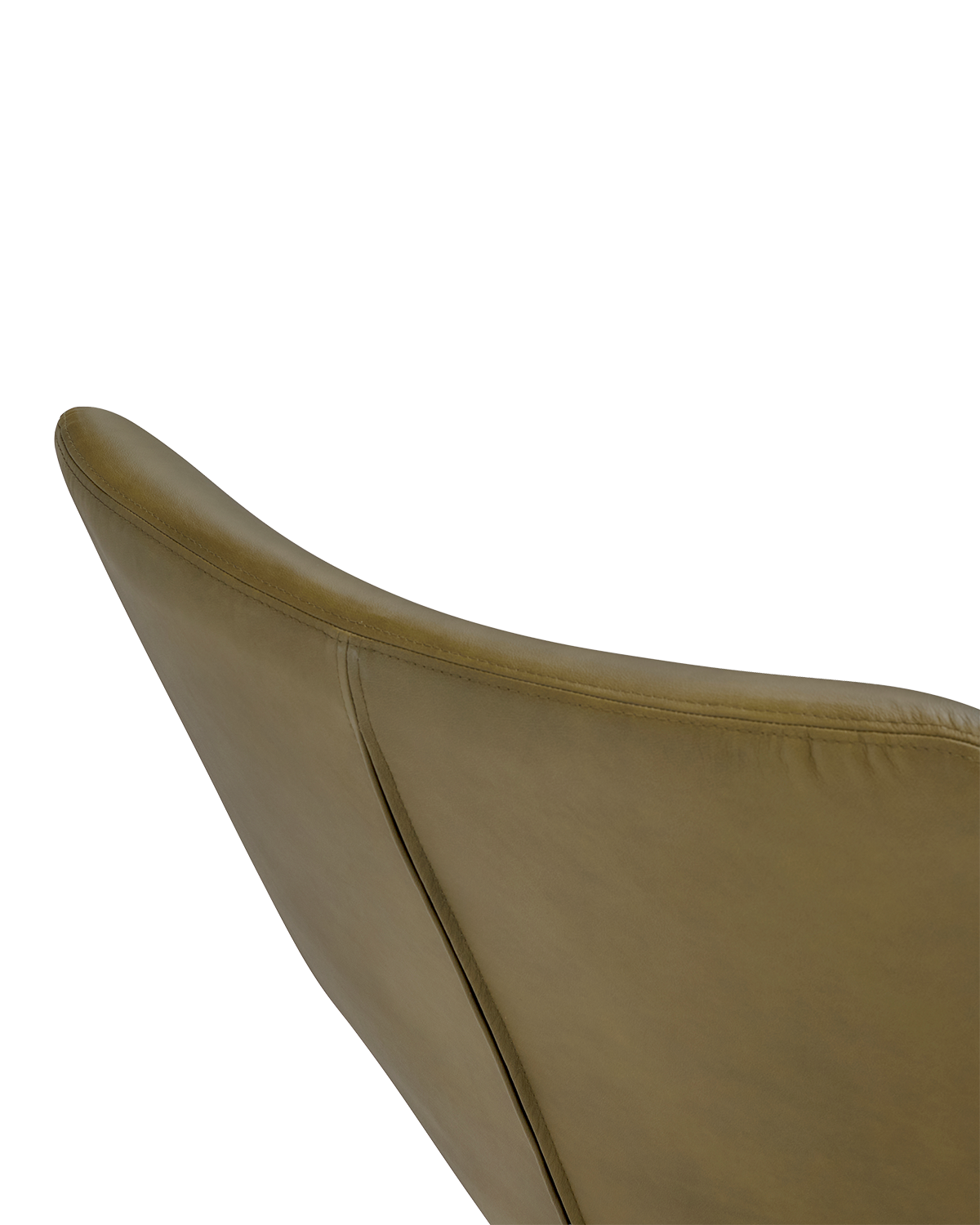 Lotus lænestol, grøn læder