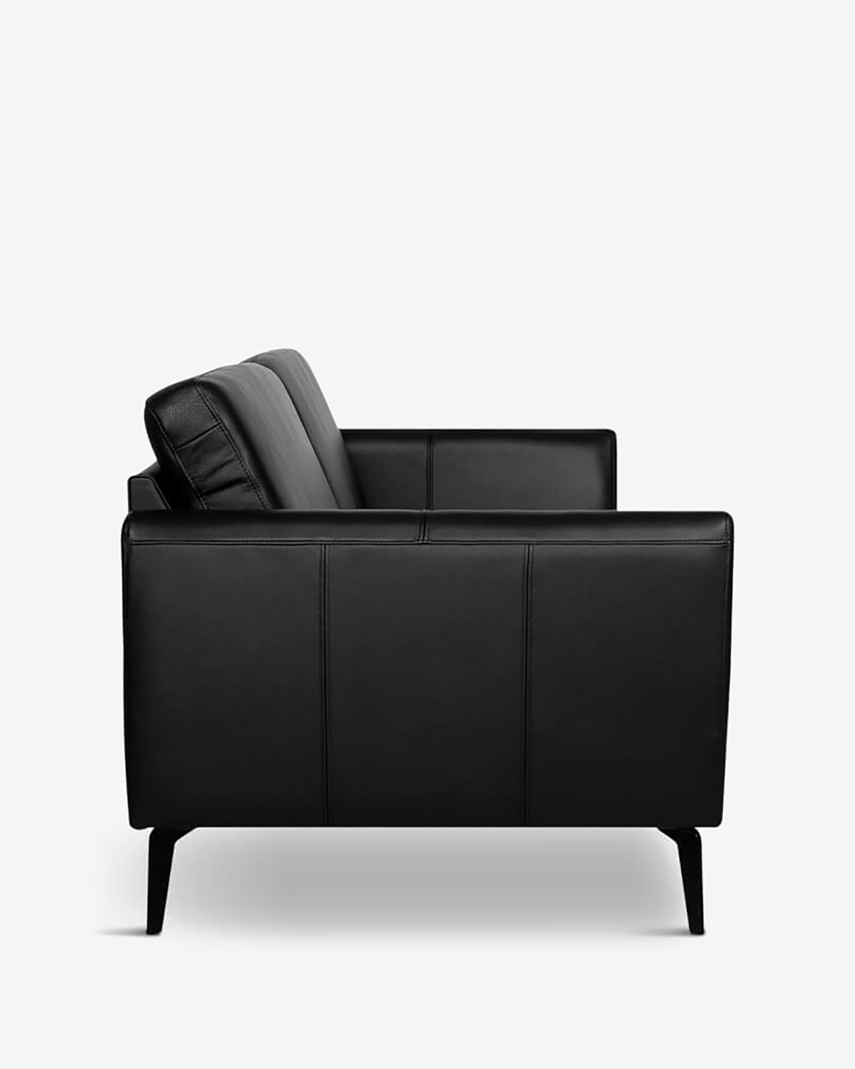 Nova modular 3 pers sofa, sort læder