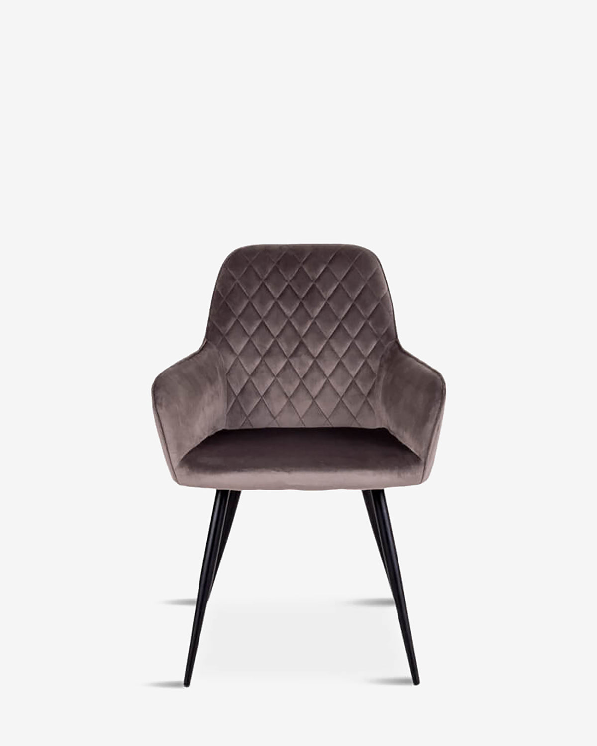 Olly spisebordsstol, gråbrun velour