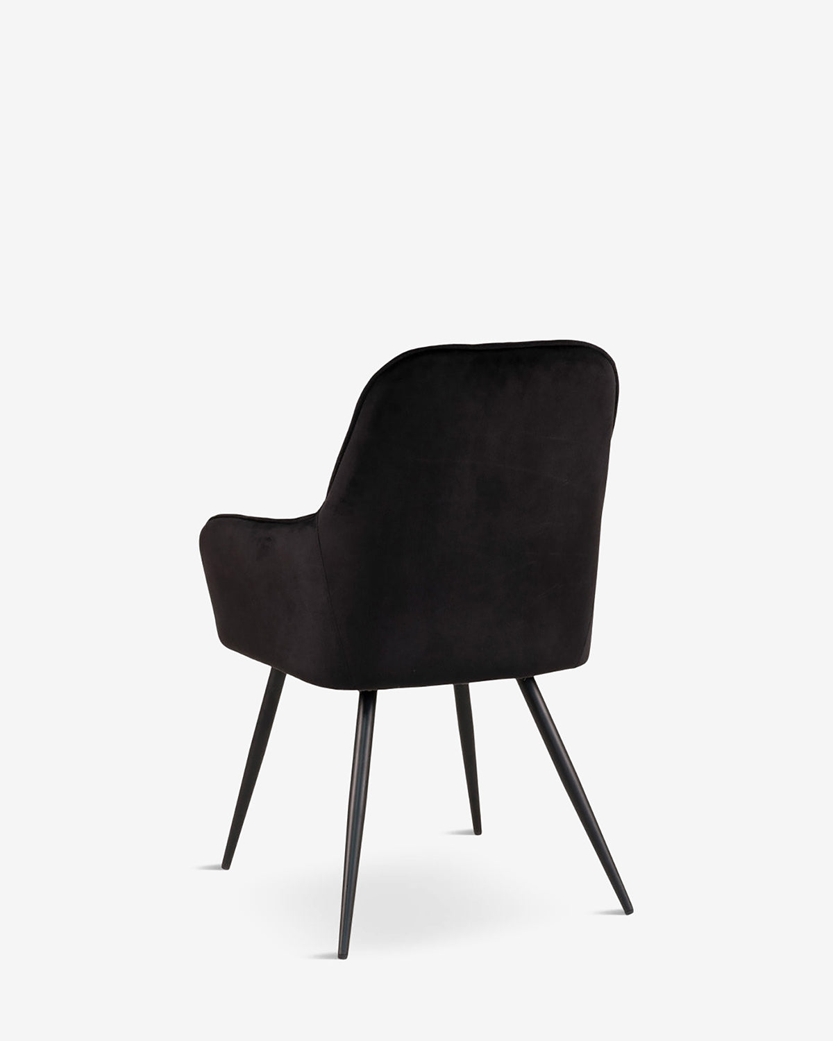 Olly spisebordsstol, sort velour