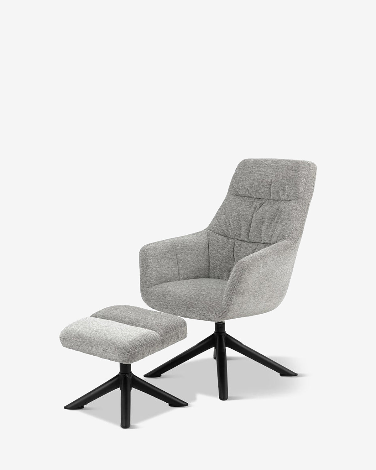 Penny lounge stol m/skammel