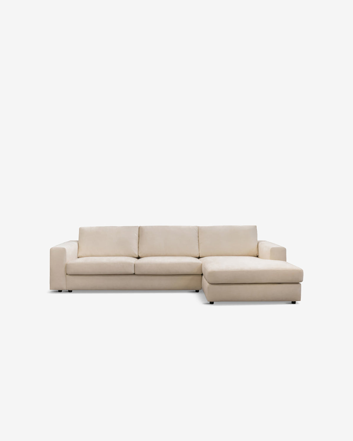 Riva sofa m/chaiselong, Ivory