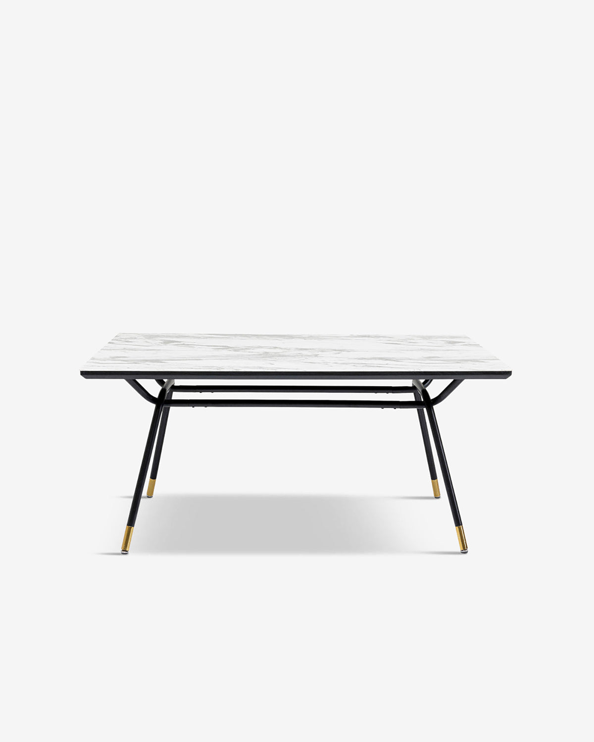 South beach spisebord, hvid marmor look