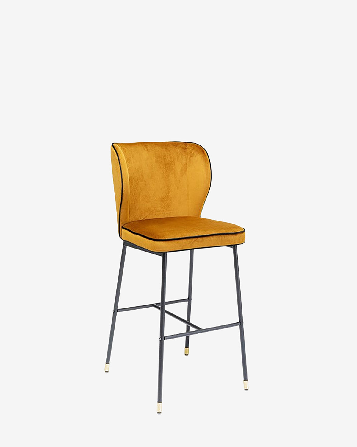 Irina barstol, gold velour