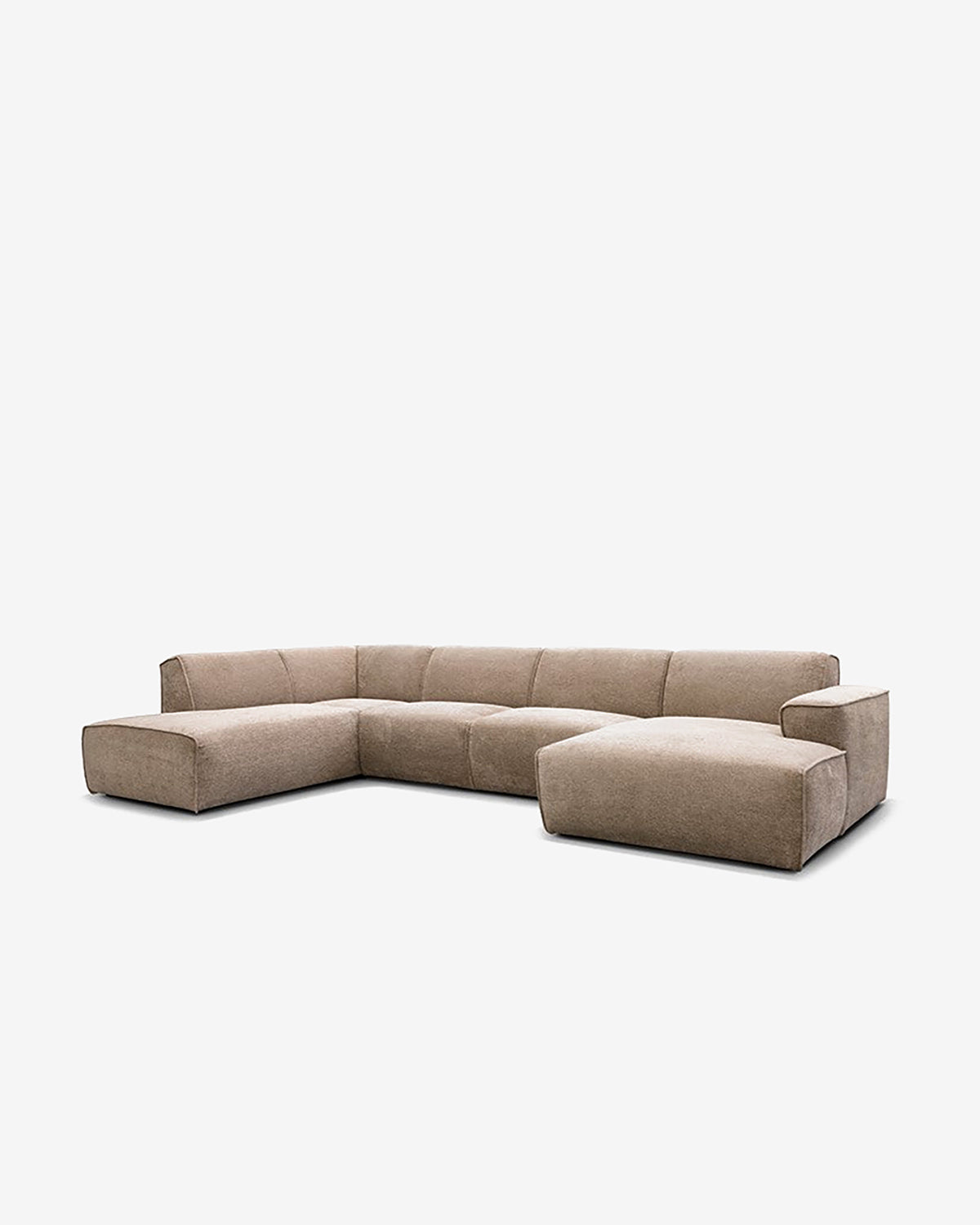 Vilanova hjørnesofa m/chaiselong, beige