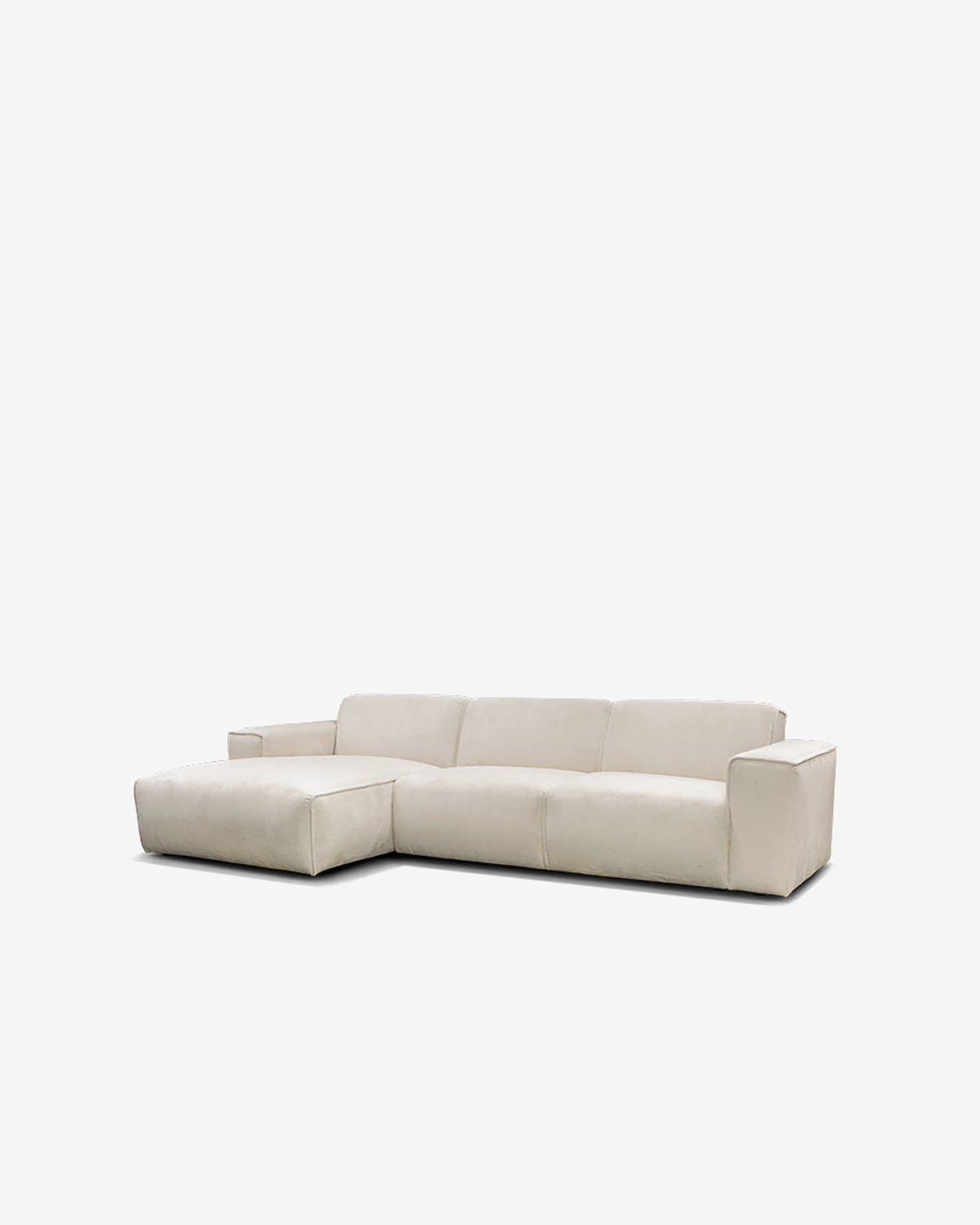 Vilanova sofa m/chaiselong, hvid
