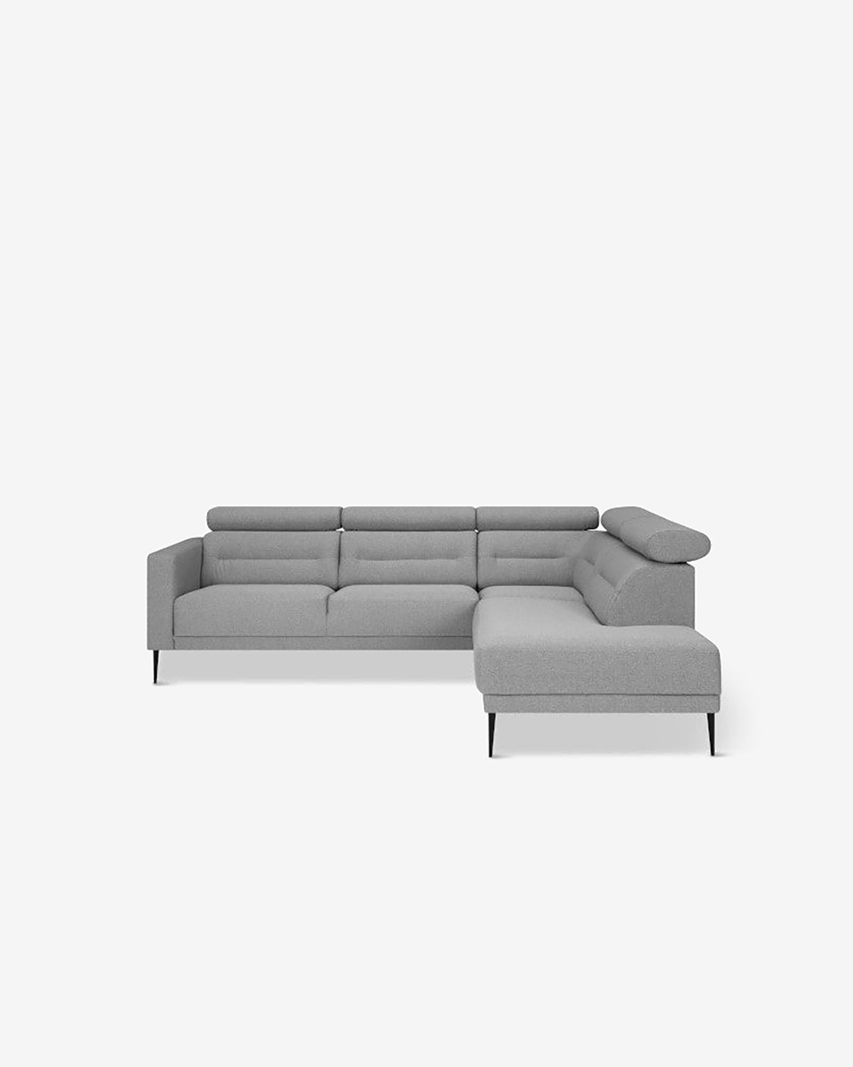 Vizion hjørnesofa m/open end, grå
