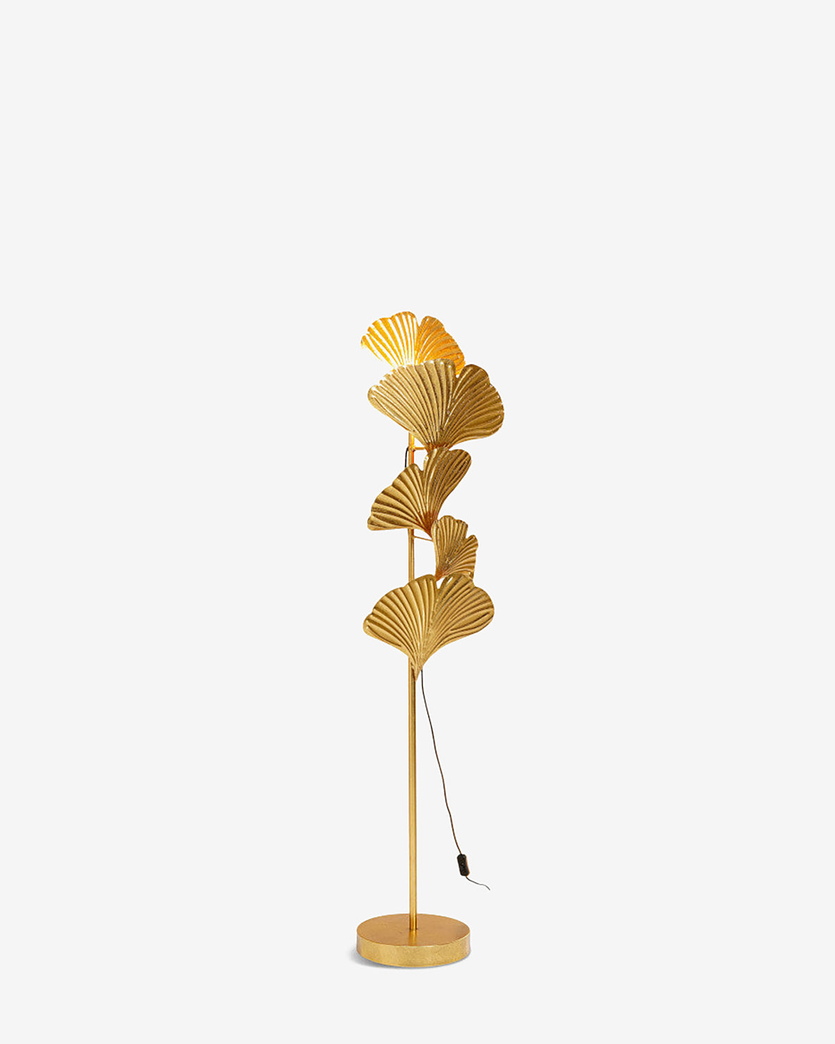 Yuva gulvlampe, guld